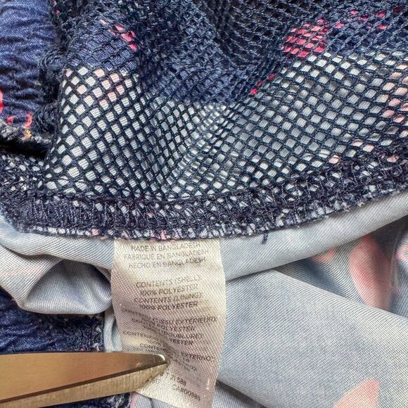 Trunks Flamingo Swim Shorts Mens Large Blue Pink Casual Swim Beach Pool QuickDry - Picture 8 of 13